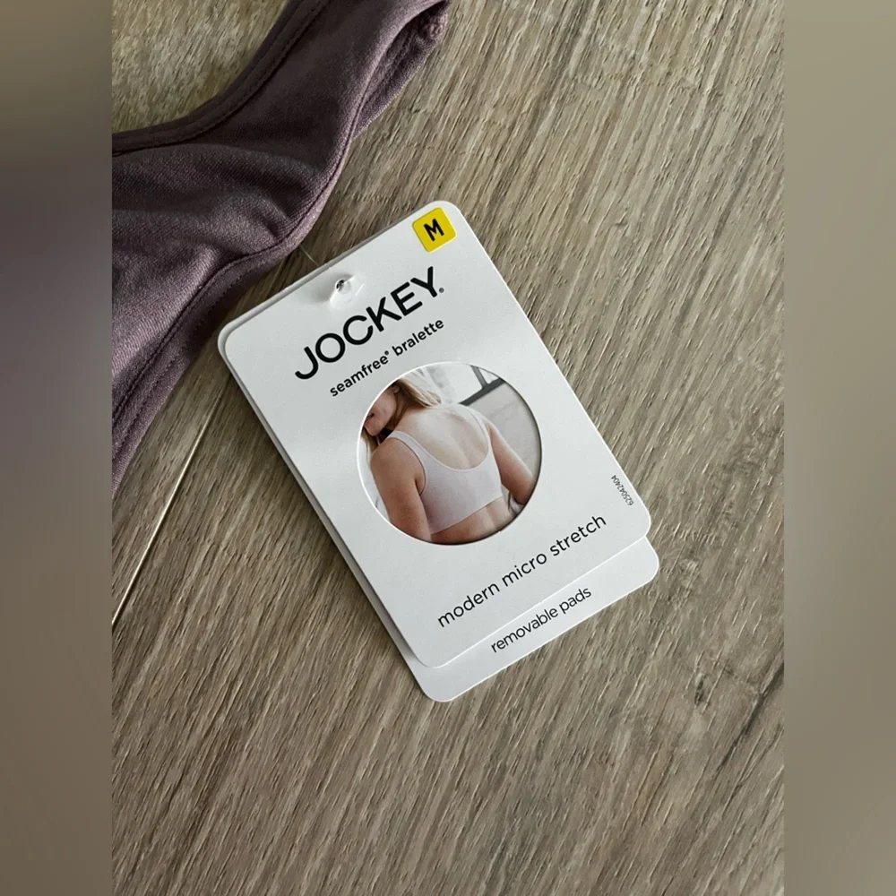 NWT Jockey Women’s Seamfree Bralette Size Medium - Picture 2 of 4